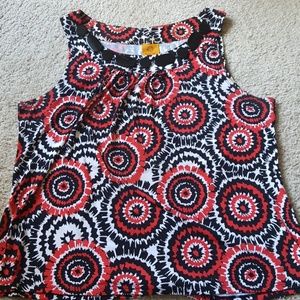 Ruby Road Hardware Neckline Sleeveless Blouse